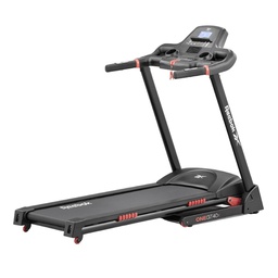 [RVON-10121] Reebok GT40z Treadmill 2.0 HP Motor, 0.6-11.2 mph, 12 Power Incline Levels, 6-Window LED Display with Profile Chart, Max Weight: 330 Lbs, Running Deck: 60 x 20.5 In., Black