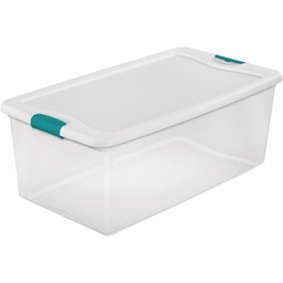 [14998004 / 4387122] Sterilite Latching Storage Tote 106 Qt. White