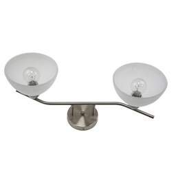 [RH9264-1  / D00386C-SN] Royal Homes Interior Ceiling Lamp 2-Light E27, Satin Nickel