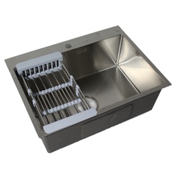 [DH6045 RHTKS15529] Royal Homes Top-mount Kitchen Sink 23.6 x 17.7 x 8.4 In.