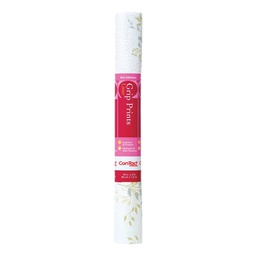 [04F-C7HT6-06 / 04F-C7HT6-01] Con-Tact Grip Print Non-Adhesive Shelf Liner 18 In x 4 Ft Aloe
