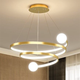 [9652-GOLD RHC25431] ****Royal Homes Chandelier 40W 3000K Gold