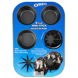 [OR1007] ****Oreo 6-cup Muffin Pan 26.5x18.5x3cm