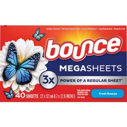 [3700090704] Bounce MegaSheets Dryer Sheets (40-Count)