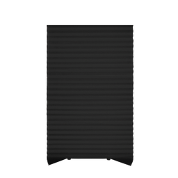 [KC20205232BK] ****Kenneth Cole Temporary Pleated Blinds, Black  /35x90''