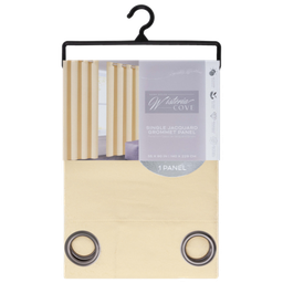 [WPSG44580FBC] Infiniti Grommet Window Curtain Panel 55 x 90 In. Gold Green