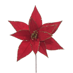 [831-MX2467-2416L] ****Miro Christmas Poinsettia 30cm, Red-Gold